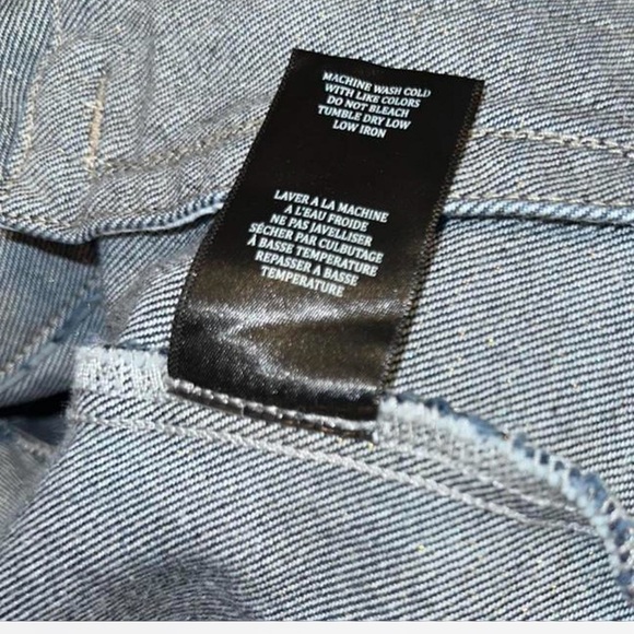 Blancnyc Classic Denim Jacket gold & blue - Picture 6 of 6